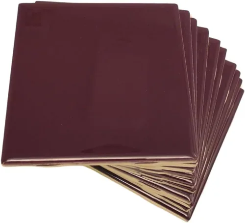 Miniatura 12 de Tenedos - Caja de 10 piezas para azulejos de cerámica brillantes de 4 1/4 pulgadas, para pared de baño y cocina, acabado brillante, aspecto clásico