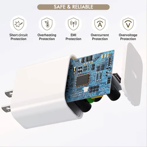 Miniatura 3 de Cargador para iPhone 16 y 15 de carga rápida, paquete de 2 cables USBC a C de 10 pies extra largo con 20 W Apple iPad USB C cargador rápido USB C
