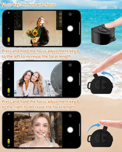 Miniatura 2 de CloudValley PocketFlex - Mini trípode con control de zoom, soporte de teléfono de bolsillo 3 en 1, para selfie, compatible con MagSafe, soporte