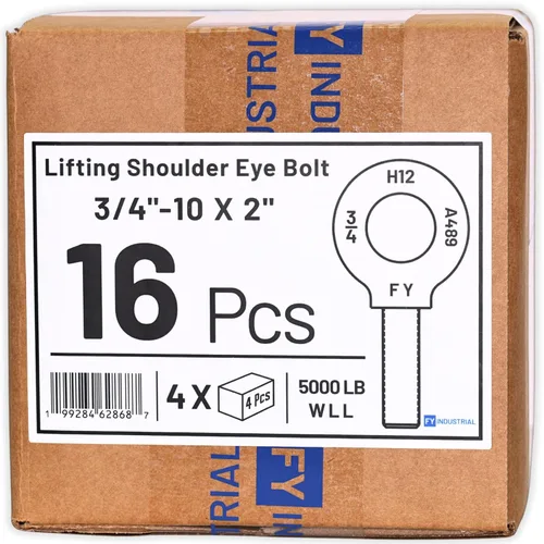 Miniatura 56 de 3 pernos de ojo de hombro de elevación de 7/16"-14 x 1-3/8" Autocolorido