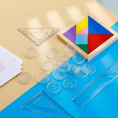 Miniatura 3 de Outus 50 discos de expansión, cuadernos planificadores, libros de expansión para cuadernos de bricolaje, planificadores transparentes