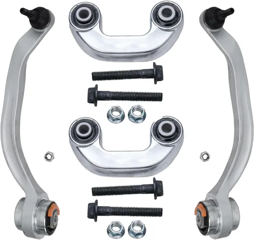 Miniatura 190 de Detroit Axle - Kit de 4 brazos de control delanteros para Ford Mustang 05-10, 2 brazos de control inferiores, 2 puntales 2005 2006 2007 2008 2009