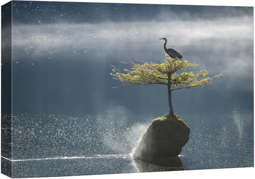 Miniatura 41 de Impresiones en lienzo para pared, hermoso paisaje/paisaje, puesta de sol sobre campo de trigo, arte moderno para decoración del hogar/arte de pared