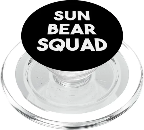 Miniatura 7 de Sun Bear Squad - Funny Sun Bear Lover PopSockets Adhesive PopGrip