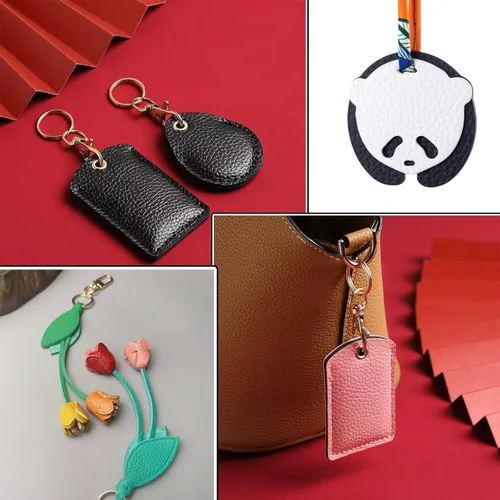 Miniatura 6 de HGUAN Rollo de hojas de piel sintética de color liso de 12 x 53 pulgadas, muy adecuado para hacer manualidades, aretes de cuero, lazos, costura Negro