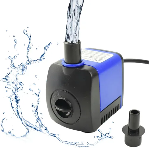 Conquerall CHA-450 140GPH 550L/H AC 110V Bomba sumergible 8W para peceras, características de agua, estanques, acuarios, fuentes, estatuas, fuentes
