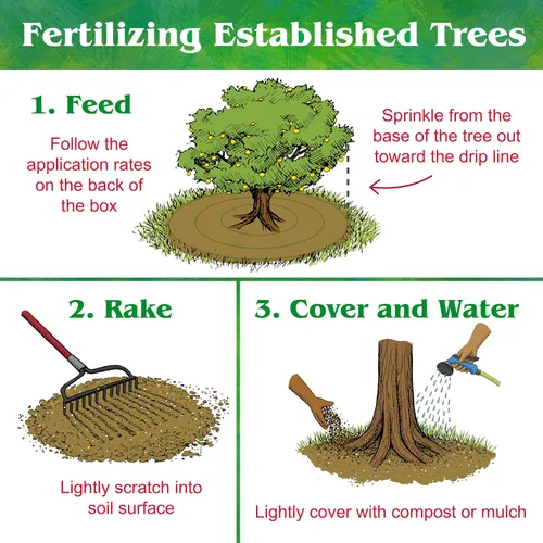 Miniatura 5 de Down To Earth All Natural Fertilizers Fertilizante orgánico para árboles frutales - Alimento vegetal para manzanas, peras, ciruelas y árboles
