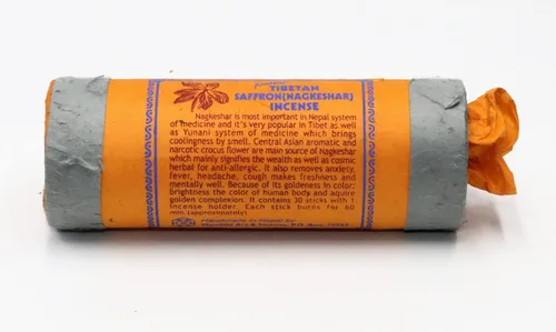 Miniatura 2 de Incienso de azafrán tibetano antiguo (Nagkeshar), para meditación, yoga, oración, medicina aromática, alivio del estrés, calma