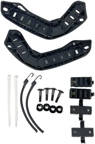 Miniatura 8 de ATAIRSOFT Kit de montaje en riel para casco rápido, guía de riel lateral del casco con tornillos de montaje de cordón