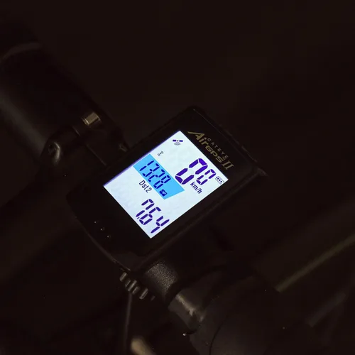 Miniatura 2 de CATEYE AirGPS - Computadora de bicicleta recargable por USB - Computadora de ciclismo GPS con Bluetooth ANT+, velocímetro de bicicleta GPS, montaje