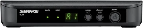 Miniatura 8 de Shure BLX4 Receptor de Canal Único - para uso con Sistemas Inalámbricos BLX, Transmisor Vendido por Separado Banda H9 (BLX4=-H9)