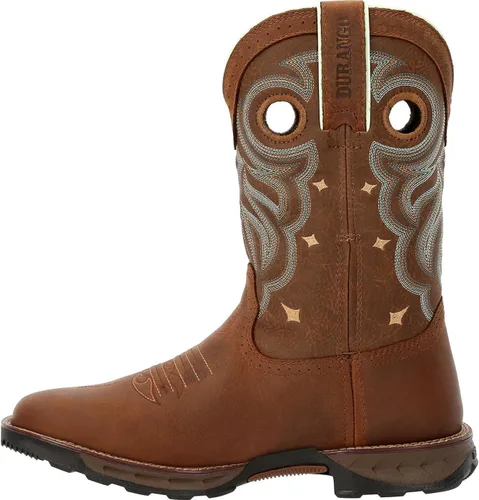 Miniatura 5 de Durango Maverick Botas de trabajo impermeables para mujer, Bronceado (Rugged Tan)
