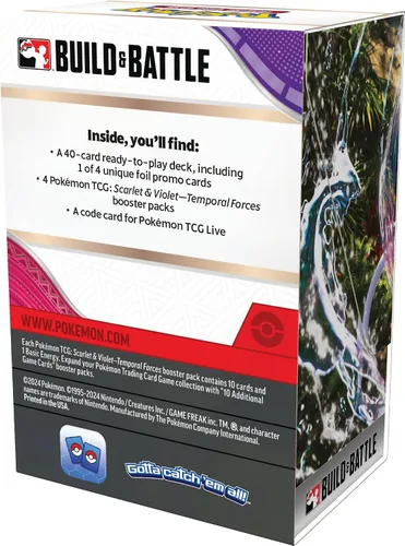 Miniatura 5 de Pokémon TCG: Escarlata y Violeta: Fuerzas Temporales: Caja de Construcción y Batalla