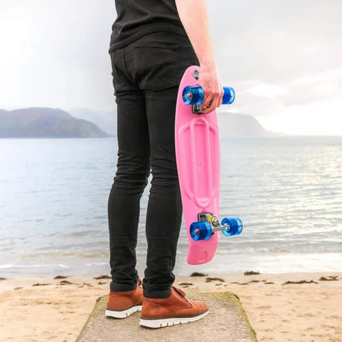 Miniatura 2 de VICI - Patinetas Cruiser de 27 pulgadas, color rosa y azul vibrante, monopatín fuerte y ligero, perfecto para niños, adolescentes y adultos, opción