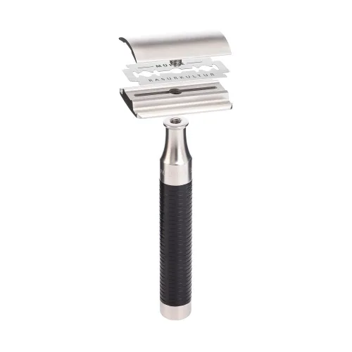 Miniatura 3 de MÜHLE Rocca - Maquinilla de afeitar de acero inoxidable para corteza de abedul