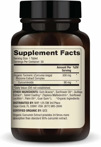 Miniatura 2 de Dr. Mercola Extracto de curcumina orgánico - Apoya la salud celular y la actividad antioxidante - Curcuminoides micronizados - Sin pimienta negra