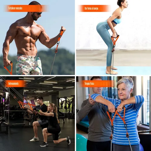 Miniatura 3 de HPYGN Bandas de Resistencia Pesada, Bandas de Ejercicio de 300LBS para Entrenamiento, Bandas de Fitness con Asas, Bandas de Entrenamiento
