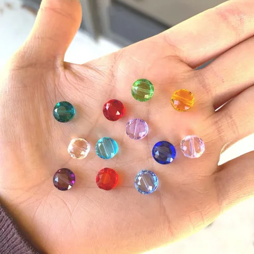 Miniatura 5 de Adabele - 25 cuentas de cristal sueltas con facetas austriacas de 0.315 pulgadas (0.315 in) compatibles con Swarovski Preciosa 5052 SSMR811