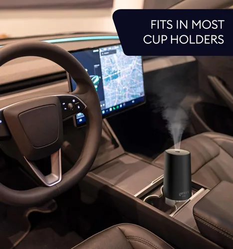 Miniatura 9 de GENIANI Humidificador portátil pequeño de niebla fría, alimentado por USB (no recargable), humidificador de escritorio compacto para plantas