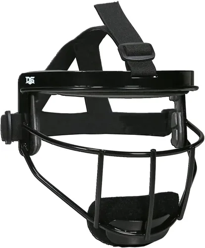Defender Fielder’s Wire Mask - High-Impact Steel Infielder Face Guard for Softball & Baseball - Adult & Youth Sizes - Lightweight, Maximum Negro