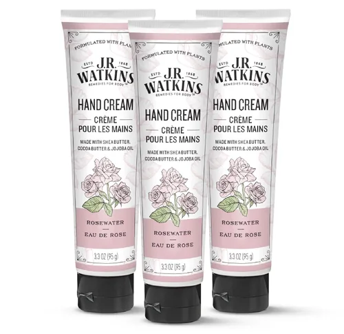 Miniatura 13 de J.R. Watkins Crema de Manos Hidratante Natural, Hidratante para Manos con Mantequilla de Karité, Mantequilla de Cacao y Aceite de Aguacate