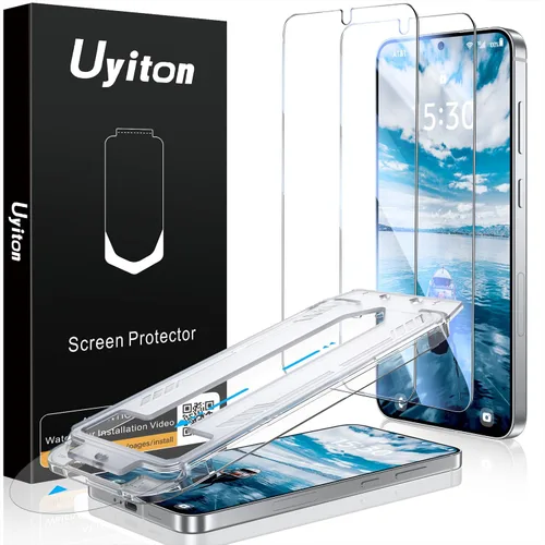 Miniatura 28 de Uyiton UnBreak-Glass - Protector de pantalla de privacidad para Samsung Galaxy S25 Ultra, soporte ultrasónico de huellas dactilares, marco de Negro