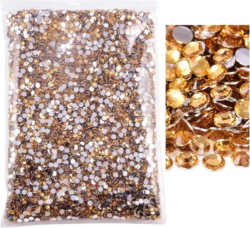 Miniatura 17 de 50000 piezas de diamantes de imitación con parte posterior plana, resina sin termoadhesión, gran cantidad al por mayor para manualidades, bricolaje