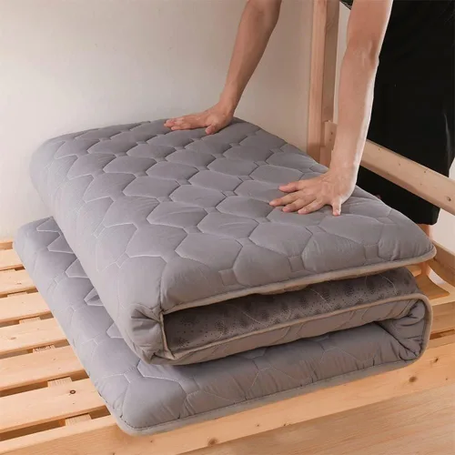 Colchón japonés mejorado, tapete portátil de tatami para campamento, colchón plegable tamaño individual/individual/Queen/King, colchón de cama de