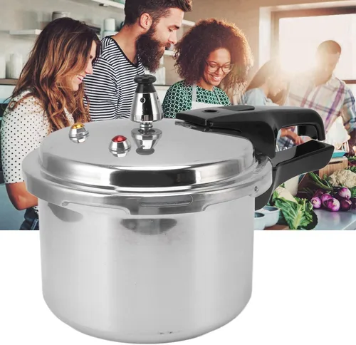Miniatura 2 de Olla a presión de acero inoxidable de 3 litros, mini olla compatible con inducción para estufa y cocinas eléctricas, diseño seguro de grado