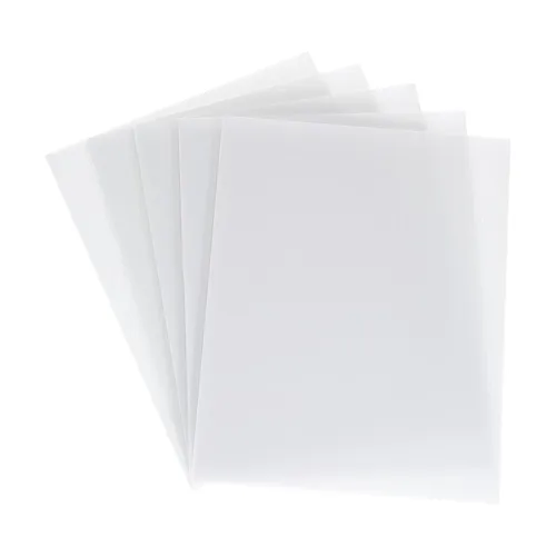 Miniatura 10 de uxcell Hojas de plástico corrugado, letreros negros en blanco de 0.118 pulgadas para patio, 8 x 12 pulgadas, tablero impermeable en blanco, 5 piezas