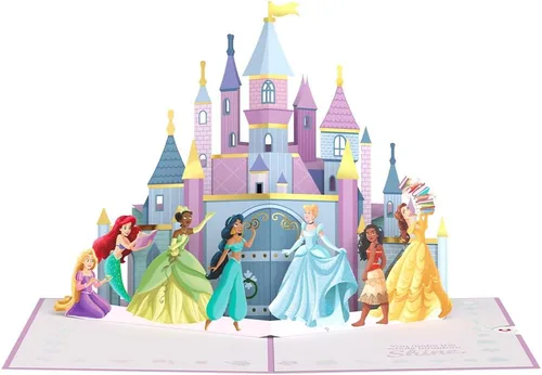 Miniatura 5 de Lovepop Everyday Disney Princess - Tarjeta emergente para ella y él – Tarjetas de felicitación 3D para niños y niñas – You Make the Whole Kingdom