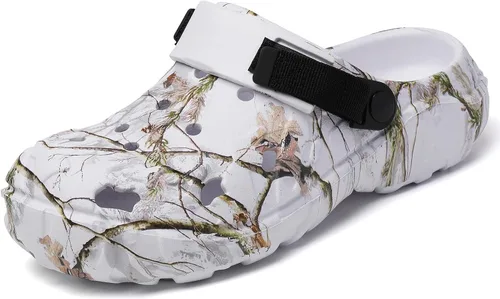 Miniatura 12 de YUKTOPA Zuecos para hombre, sandalias deportivas para exteriores, zapatos de jardín para adultos, zapatos de playa para agua, zapatos casuales
