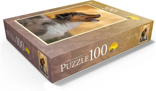 Miniatura 3 de MyPuzzle Aussi Puppy - Rompecabezas prémium de 100 piezas, fabricado en Estados Unidos