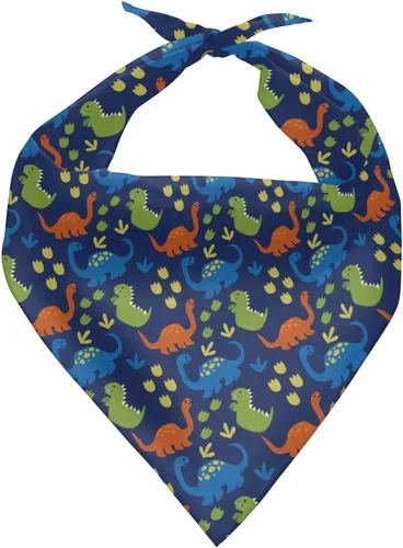 Miniatura 24 de Howilath Pañuelo de perro de hongos abstractos de dibujos animados arco iris, bufanda triangular de algodón para perros para mascotas, cachorros