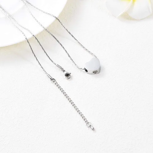 Miniatura 31 de constantlife Joyería de cremación para cenizas – Colgante de corazón conmemorativo collar de urna conmemorativa soporte para cenizas de acero