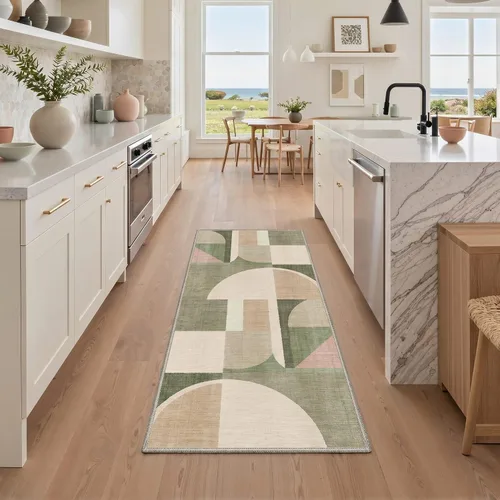 Miniatura 97 de BEIMO Alfombra de pasillo para cocina, alfombra lavable a máquina de 2 x 5 para entrada, alfombras modernas y abstractas suaves, cubierta de piso