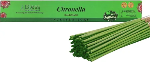 Miniatura 18 de Bless International varillas de incienso 100 % natural hechas a mano, sumergidas a mano, el mejor aroma Incienso y mirra