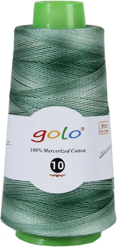 Miniatura 164 de Golo - 3 bolas de hilo de ganchillo tamaño 10, hilo de crochet para tejer a mano 102