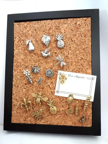 Miniatura 3 de Juego de 15 pines para vino y queso, plata antigua