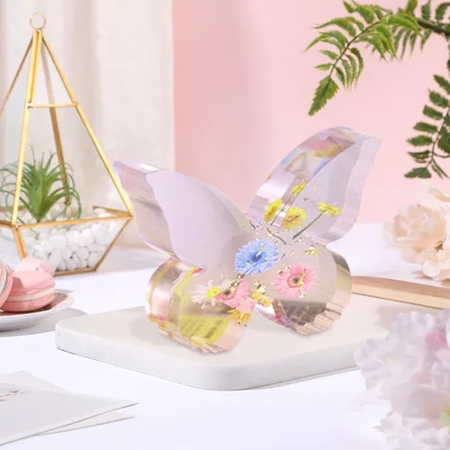 Miniatura 7 de Molde de resina para sujetalibros de mariposa grande 3D, molde de silicona para organizar libros, decoración artística para el hogar, molde