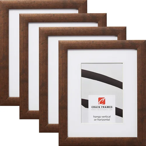 Miniatura 11 de Craig Frames Portarretratos contemporáneo, de 5 x 7 pulgadas, color negro mate para mostrar una foto de 4 x 6 pulgadas, juego de 4
