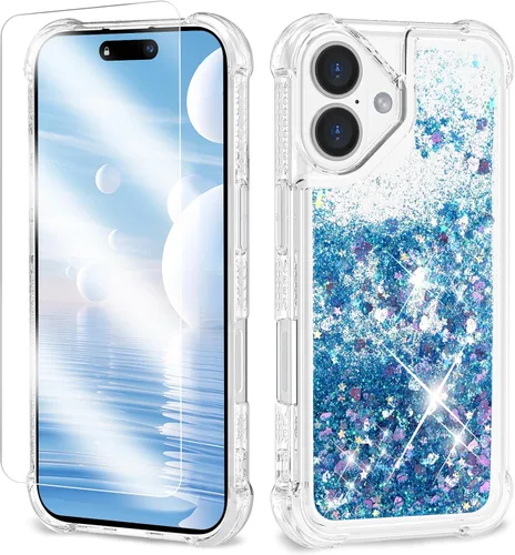 Miniatura 33 de Funda con purpurina para Samsung Z Flip 3, a prueba de golpes, funda de TPU transparente con purpurina líquida para Samsung Z Flip 3 para mujer