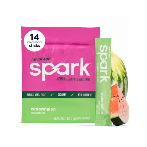 Miniatura 16 de AdvoCare Spark Cherry Energy Drink 14 bolsas de una sola porción (3.5 onzas)