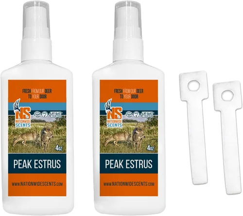 Miniatura 8 de Nationwide Scents Certified Peak Doe Estrus Spray Doe in Heat Orine for Hunting Aromas y atractantes de ciervos