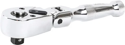 Miniatura 10 de ARES 42043 - Trinquete Compacto de Cabeza Flexible - Trinquete de Accionamiento de 1/4 de Pulgada de 72 Dientes - Construcción de Acero al Cromo