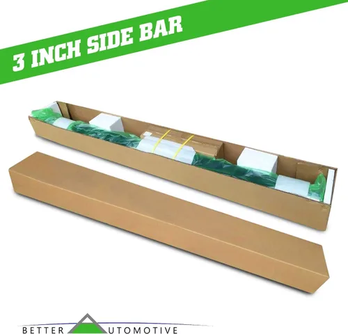 Miniatura 6 de estribos laterales para 1999-2016 Ford F250 / F350 / F450 / F550 Super Duty Regular Cab Truck Pickup, barras laterales de 3" de acero inoxidable