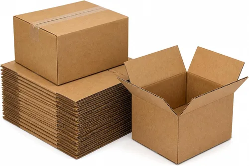 Miniatura 14 de Cajas de envío pequeñas de 6 x 4 x 3 pulgadas, cajas de cartón corrugado negro (paquete de 20) para correo, embalaje, pequeñas empresas y embalaje