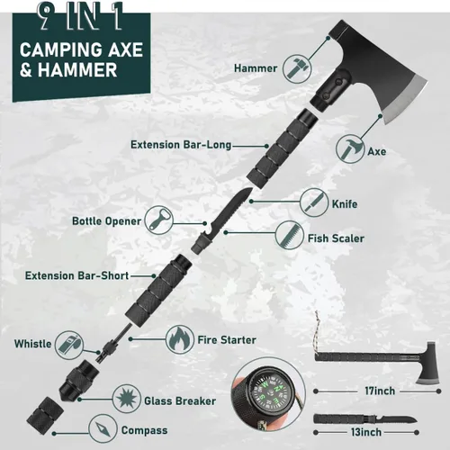 Miniatura 3 de Kit de supervivencia, 262 piezas de equipo y suministros de supervivencia con bolsa de kit de primeros auxilios y bolsa bandolera, kit de emergencia