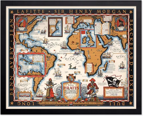 Miniatura 71 de Poster Master Póster retro de viaje con mapa monumental vintage de Florencia, arte italiano, gran regalo para hombres, mujeres, amantes