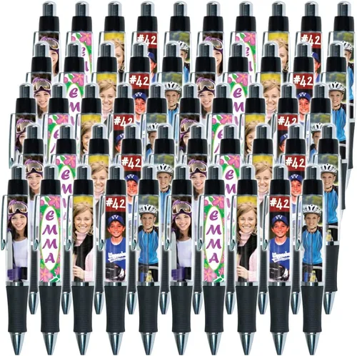 Miniatura 4 de Jaymo PixPen - Bolígrafo de fotos de bricolaje – Crea tu propio bolígrafo personalizado – Inserta fotos de billetera de 2.5 x 1.75 pulgadas o crea e